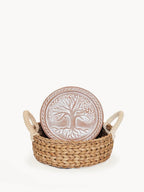 Bread Warmer & Basket - Tree of Life Round - Qu!rk Boutique