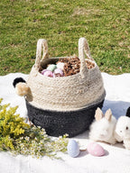Naiya Foldable Basket Bag - Qu!rk Boutique