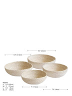 Kata Candy Bowl - White (Set of 4) - Qu!rk Boutique