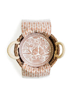 Bread Warmer & Basket Gift Set with Tea Towel - Lovebird Round - Qu!rk Boutique