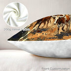 Baha Ranch Cattle Rancher Velvety Soft Pillow Case Made in America - Qu!rk Boutique