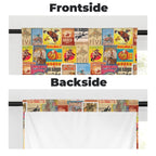 Vintage Rodeo Window Curtain 28"x40" (2-Piece) Made in America - Qu!rk Boutique