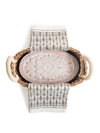 Bread Warmer & Basket Gift Set with Tea Towel - Flower - Qu!rk Boutique