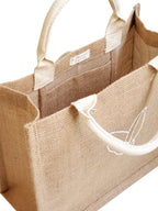 Reusable Jute Gift Bag with Cotton Handles - Qu!rk Boutique
