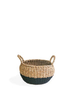 Ula Floor Basket - Black - Qu!rk Boutique