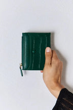 💙 David Jones Texture Vegan Leather Mini Wallet - Qu!rk Boutique