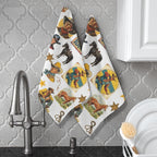 Vintage Cowboy Collage Dish Towel Set of 2 Made in America - Qu!rk Boutique