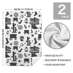 Wild West Cowboys Set of 2 Dish Towels Made in America - Qu!rk Boutique