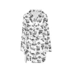 Baha Ranch Cowboy Print Women's Western Bath Robe - Qu!rk Boutique