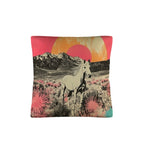 Baha Ranch Retro Pop Western Albino Steed Pillow Case Made in America - Qu!rk Boutique