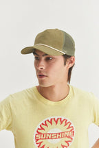 Brushed Cotton Rope Trucker Hat - Qu!rk Boutique