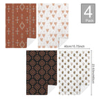 Baha Ranch Highlands Southwest Set of 4 Kitchen Dish Towels Made in America - Qu!rk Boutique