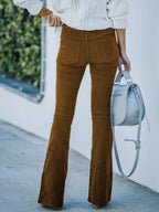 Corduroy Flare Pants - Qu!rk Boutique