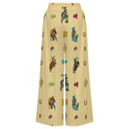 Baha Ranch The Last Roundup Rodeo High Waisted Wide Leg Pants - Qu!rk Boutique