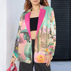 Baha Ranch Retro Pop Western Pop Cowgirl Blazer - Qu!rk Boutique