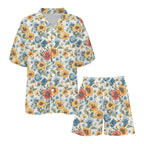Baha Ranch Mexican Floral Women's Pajama Set Made in America - Qu!rk Boutique