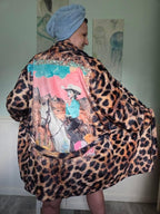 Baha Ranch Retro Pop Western Leopard Cowgirl Robe - Qu!rk Boutique
