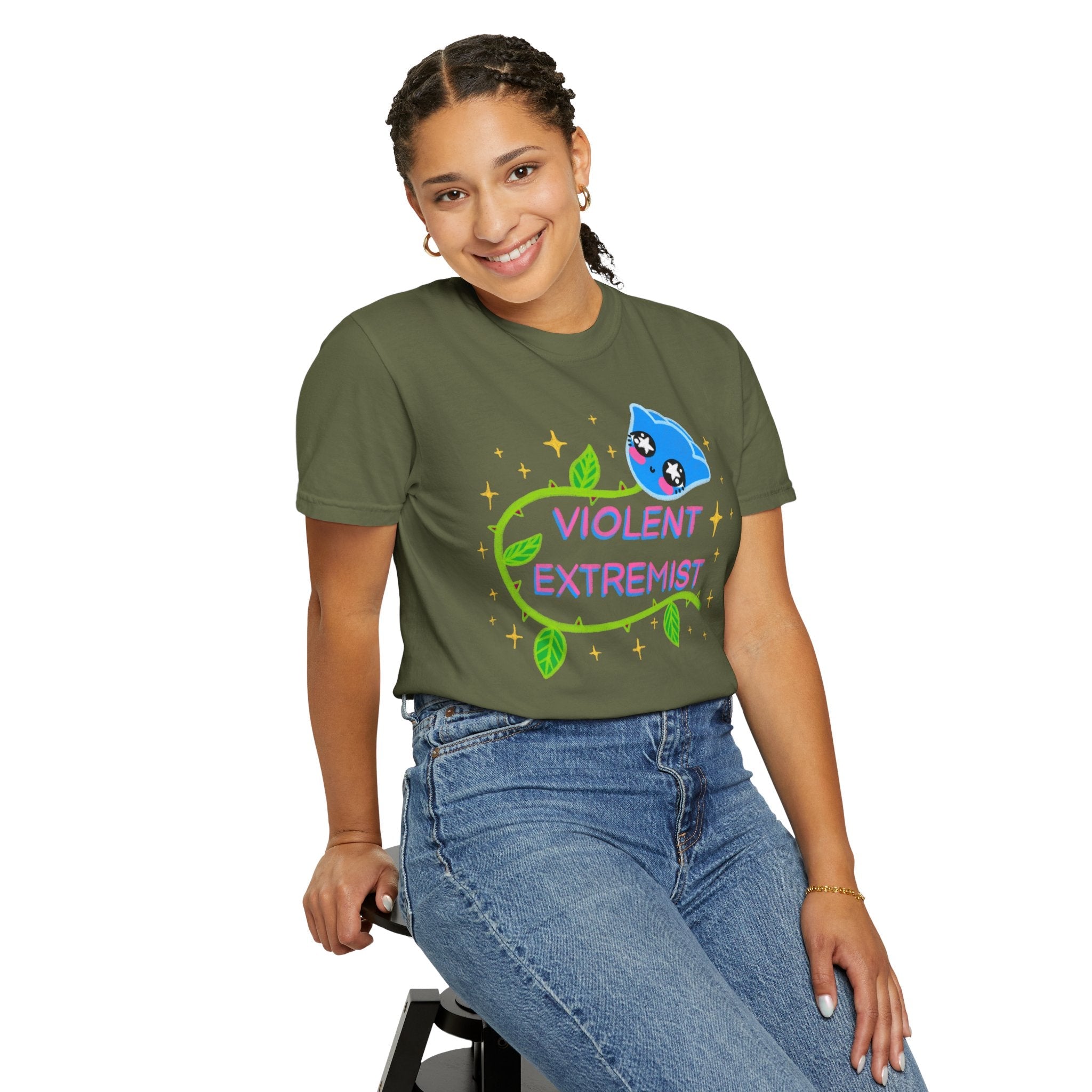 Trans Blue Rose Tee