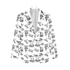 Baha Ranch Cowboy Print Women's Western Blazer - Qu!rk Boutique