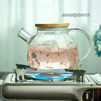 Thermo Glass Teapot 32 Fl Oz | High temperature and shock resistant - Qu!rk Boutique