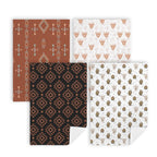 Baha Ranch Highlands Southwest Set of 4 Kitchen Dish Towels Made in America - Qu!rk Boutique