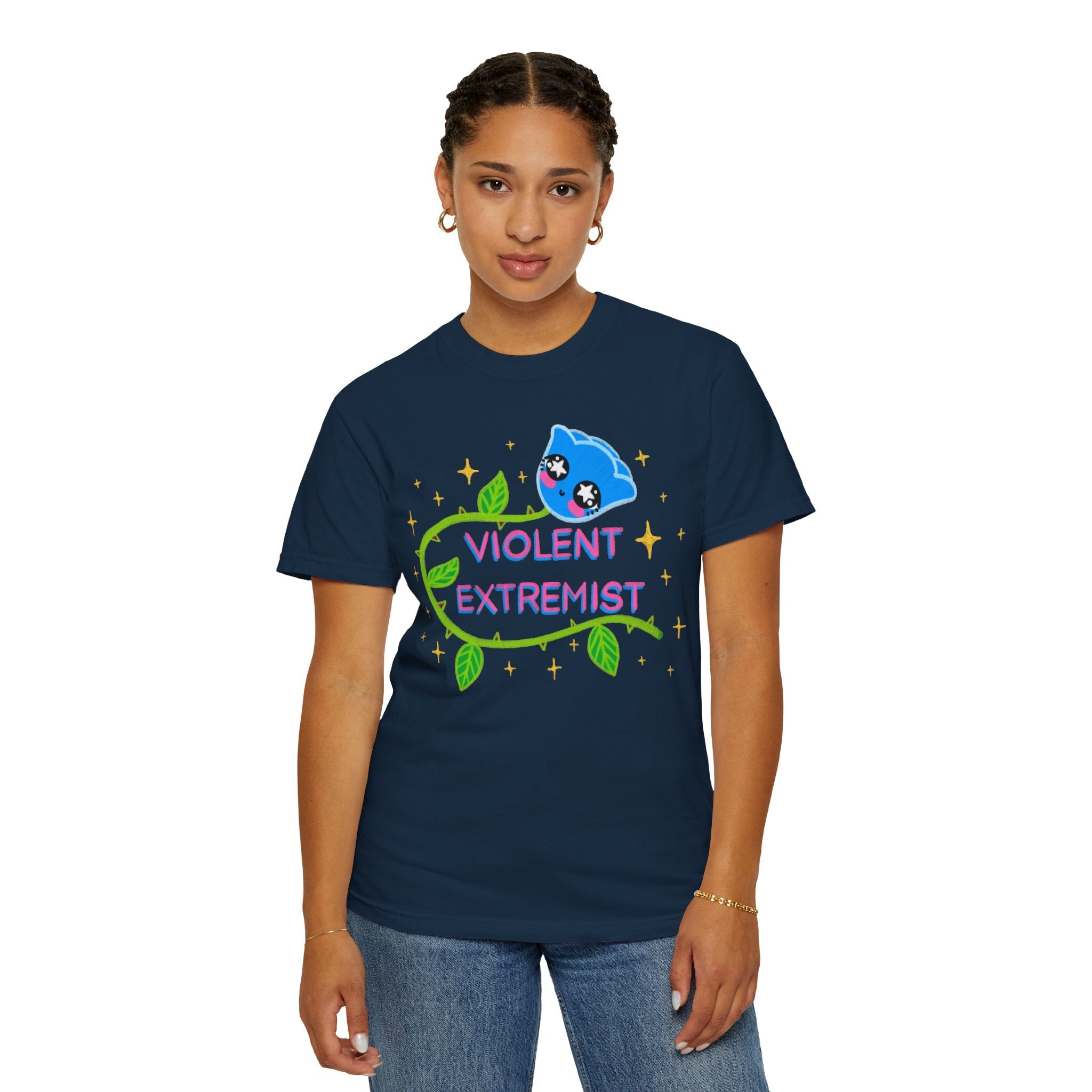 Trans Blue Rose Tee