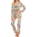 Baha Ranch Retro Pop Western Collage Pajama Set - Qu!rk Boutique