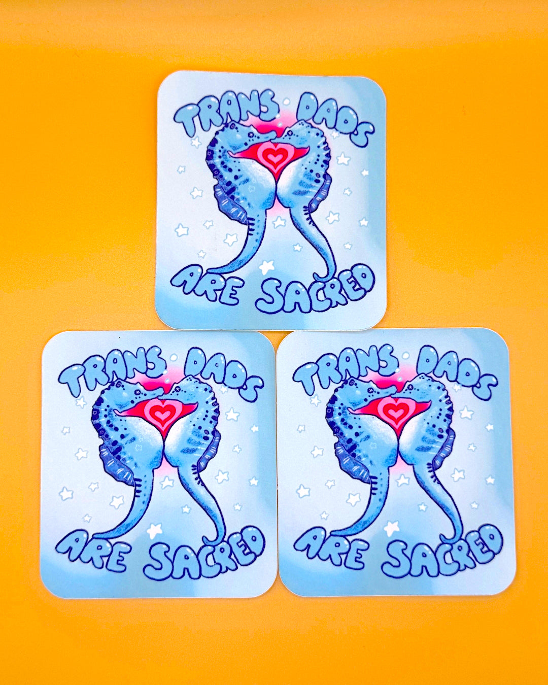 Seahorse Dads are Sacred Sticker