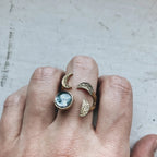 Moon Phase Sculpture Ring - Qu!rk Boutique