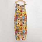 Baha Ranch Vintage Rodeo Poster Overalls Jumpsuit - Qu!rk Boutique