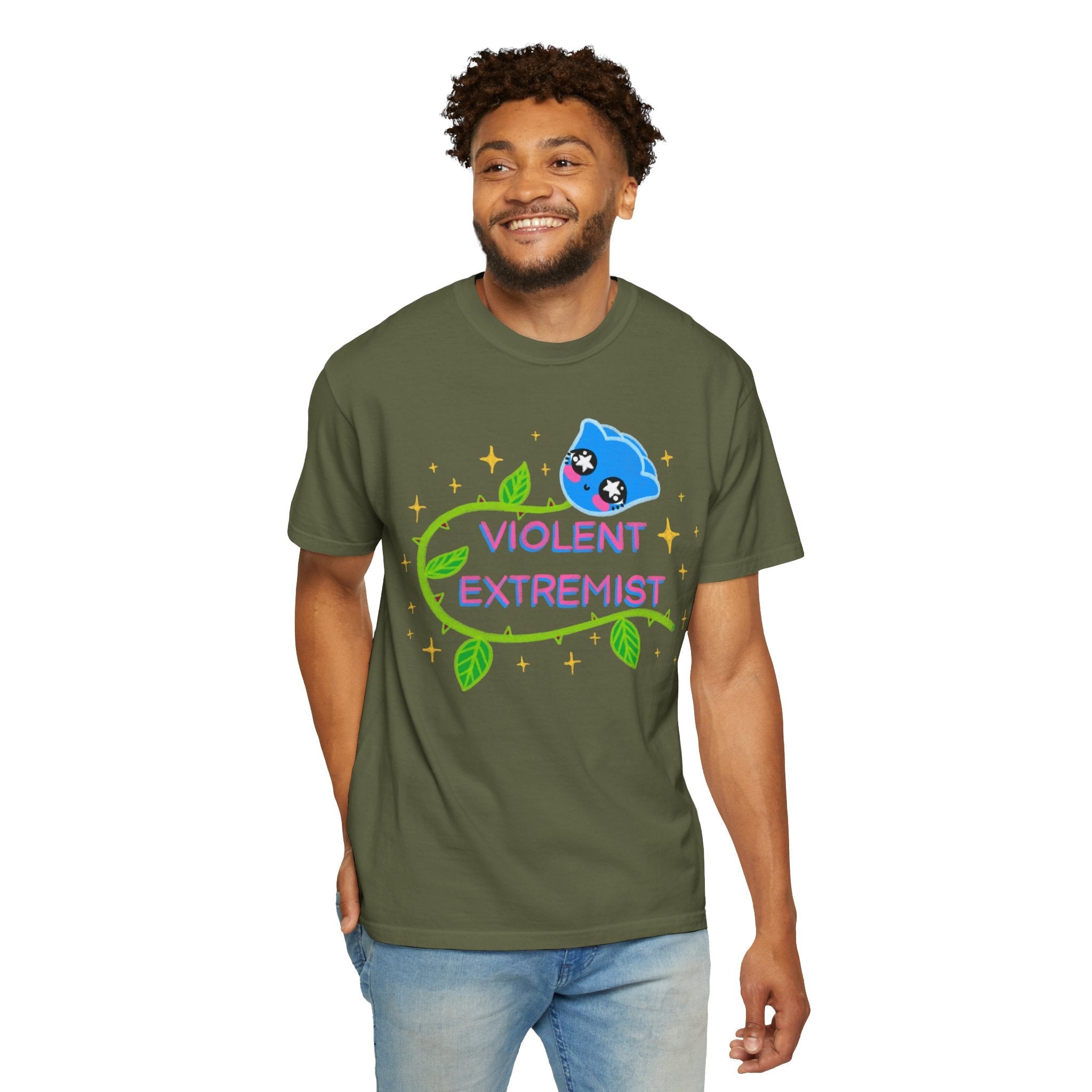 Trans Blue Rose Tee