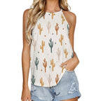 Baha Ranch Cactus Western Tank Top - Qu!rk Boutique