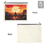 Baha Ranch Western Cowboy Sunset Cosmetic Bag Pack of 5 Made in America - Qu!rk Boutique