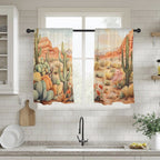 Watercolor Desert Curtains 28"x40" (2-Piece) Made in America - Qu!rk Boutique