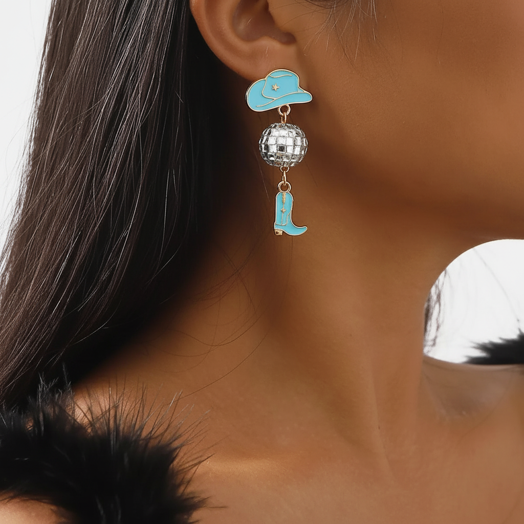 Queen of the Crowd- Cowgirl Earrings