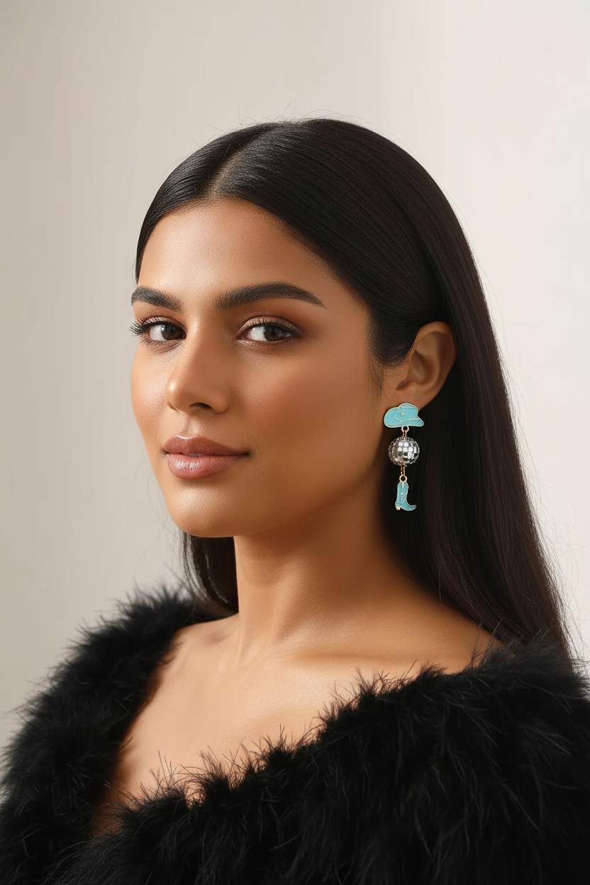 Queen of the Crowd- Cowgirl Earrings