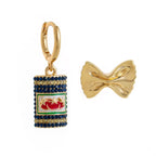 💙 Food Theme Copper Asymmetry Earring - Qu!rk Boutique