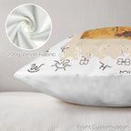 Baha Ranch Stamped Rodeo 2 Velvety Soft Pillow Case Made in America - Qu!rk Boutique