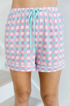 Plaid Collared Neck - Lounge Set - Qu!rk Boutique