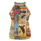 Baha Ranch Vintage Rodeo Poster Tank Top - Qu!rk Boutique