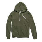 Unisex Heathered Full Zip Hood - Qu!rk Boutique