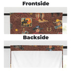 Vintage Cowboy Collage Western Curtains 28" x 40" Made in America - Qu!rk Boutique