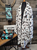 Cattle and Brands Women's Western Bath Robe - Qu!rk Boutique