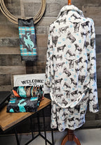 Cattle and Brands Women's Western Bath Robe - Qu!rk Boutique