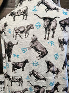Cattle and Brands Women's Western Bath Robe - Qu!rk Boutique