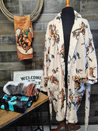 Vintage Cowgirl Women's Bath Robe - Qu!rk Boutique