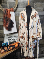 Vintage Cowgirl Women's Bath Robe - Qu!rk Boutique