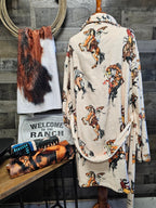 Vintage Cowgirl Women's Bath Robe - Qu!rk Boutique