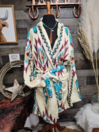 Taos Aztec Women's Bath Robe - Qu!rk Boutique