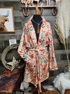 Totally Western Women's Western Bath Robe - Qu!rk Boutique